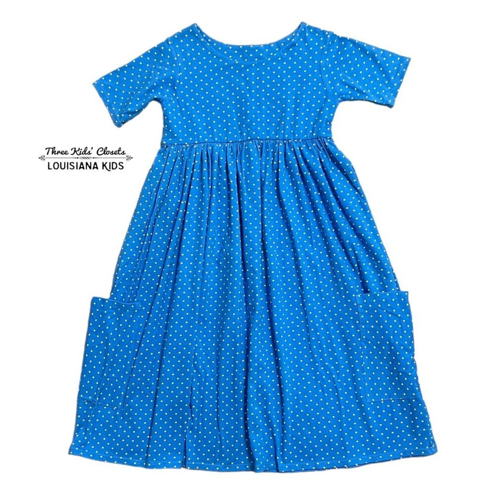 Placard Originals 13/14 Blue Polkadot Polly Pocket Dress